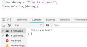 Debugging in the browser
